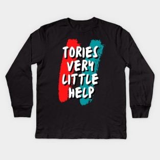 Tories Very Little Help Kids Long Sleeve T-Shirt